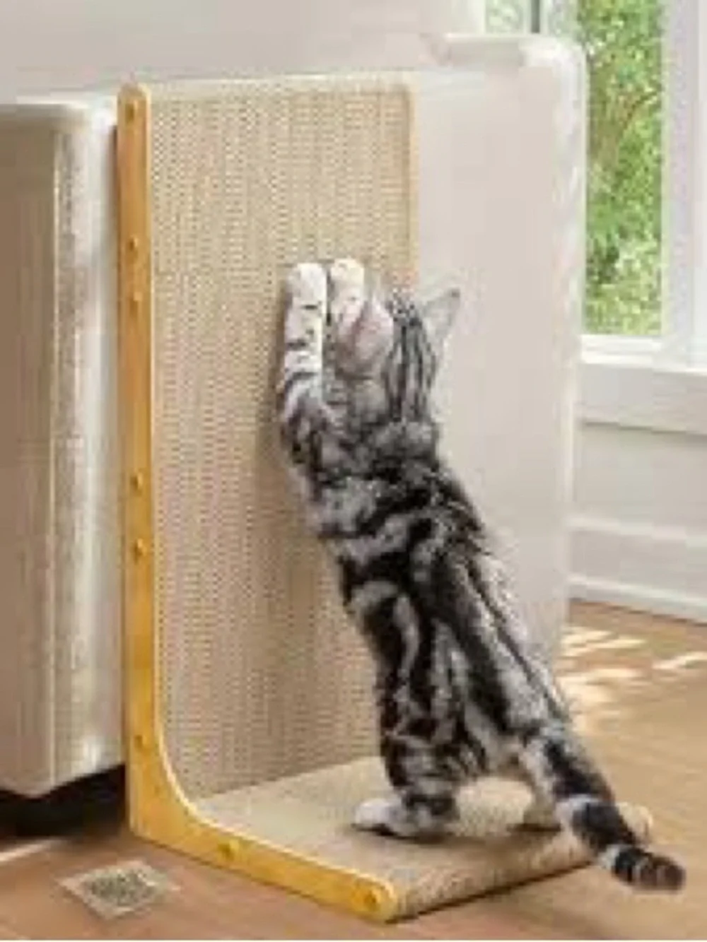 NEW IN BOX Neutral/Tan Cat Scratching POST Board 18.9 inch L shaped